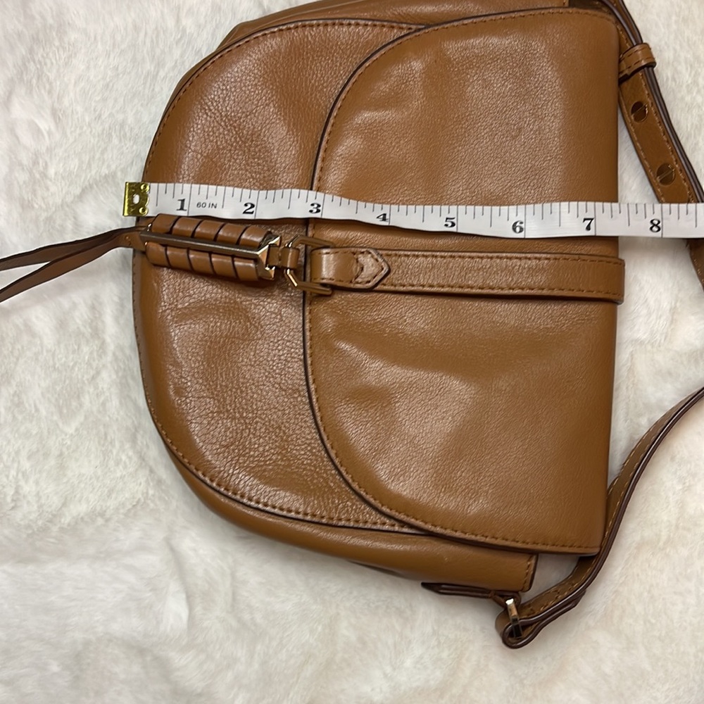 Stella & Dot- Covet- Sloan Saddle Crossbody- leather - Picture 14 of 15